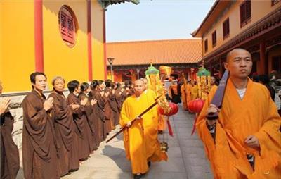 黄梅妙乐寺法界圣凡水陆法会第三天：请上堂