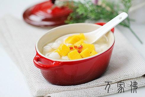 素食护身:便宜解寒苦品芒果汤圆