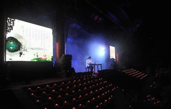 马常胜古琴吟唱音乐会正在成皆文殊院奏响