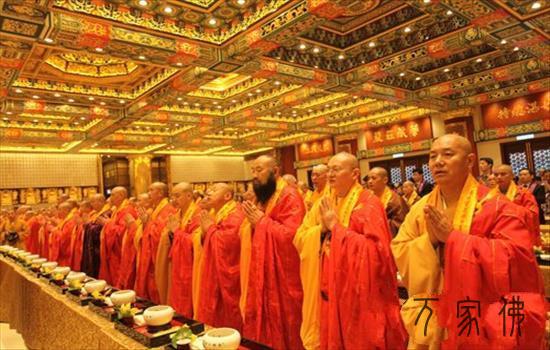喷鼻港宝莲禅寺举行万佛宝殿降成开光庆典活动