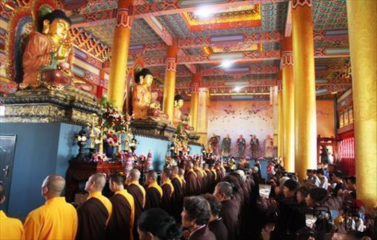 齐齐哈我妙法禅院举行普佛共建fahui