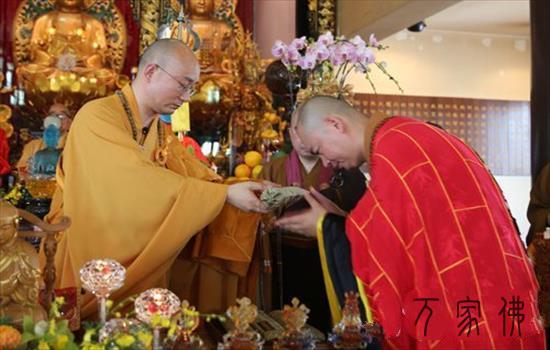 喷鼻港没有俗观宗寺天台宗传法年夜典暨综合奠定仪式举行