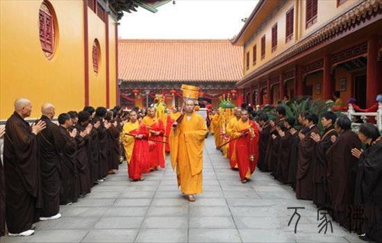 黄梅妙乐寺法界圣凡是火陆fahui第三天：请上堂