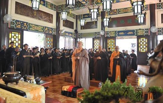 喷鼻港没有俗观宗寺举行纪念觉光少老诞辰九十六周年回背fahui