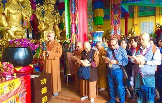 喷鼻港没有俗观宗寺、喷鼻海正觉莲社朝山团朝礼山西五台山