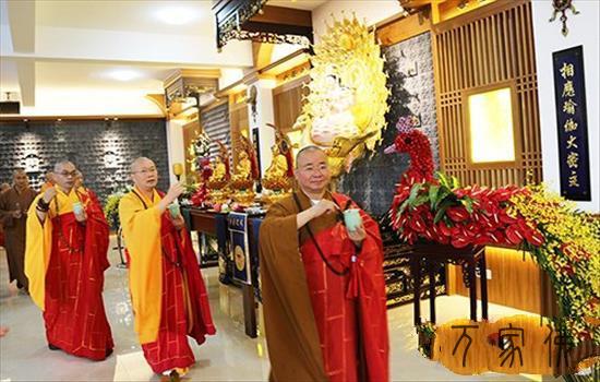 黄檗宗风丕振   虎溪祖庭重光——五圆佛殿、佛母年夜孔雀明王殿降成
