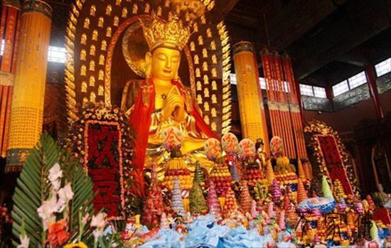 黑龙江年夜庆果城寺七月十五盂兰盆fahui圆满