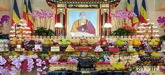 喷鼻港没有俗观宗寺举行觉光少老圆寂一周年普佛传供fahui