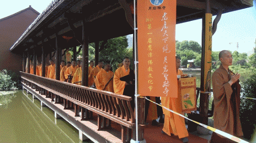 鹰潭市月岩禅寺海会宫开光 倡导本国孝道家蛮