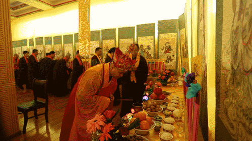 黑龙江勃利县极灵寺火陆fahui：请上堂、供上堂、上供fahui