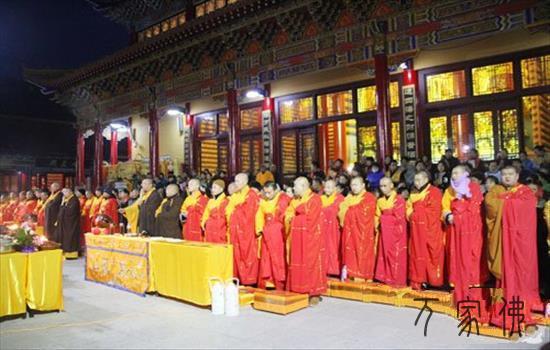 黑龙江勃利县极灵寺火陆fahui之告赦、供天、请下堂、授幽冥戒