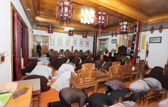 黄梅四祖寺2012第十届冬季禅七fahui圆满解七