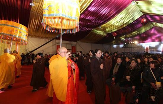 鸿韵延福 标致千灯 2013延福寺佛乐梵音碰钟祈福早会